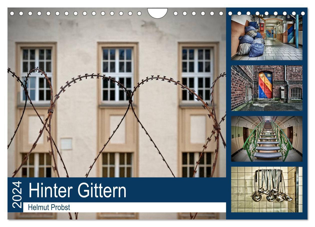 Cover: 9783383554780 | Hinter Gittern (Wandkalender 2024 DIN A4 quer), CALVENDO...