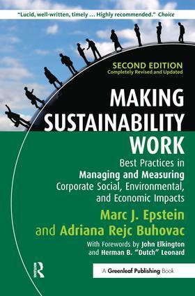 Cover: 9781907643934 | Making Sustainability Work | Marc J. Epstein (u. a.) | Buch | Englisch