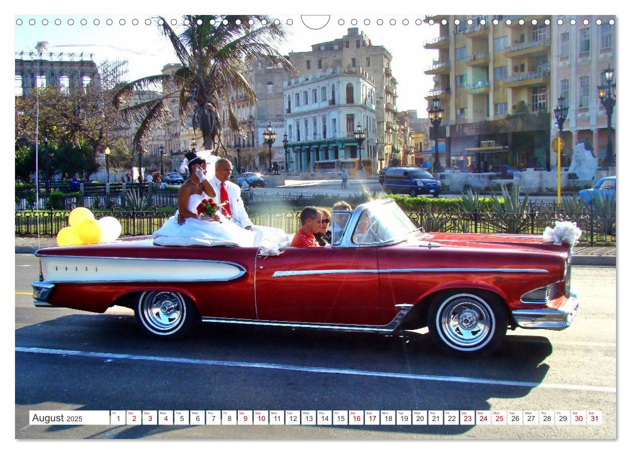 Bild: 9781325935130 | Classic Beauties - Wedding cars in Havana (Wall Calendar 2025 DIN...