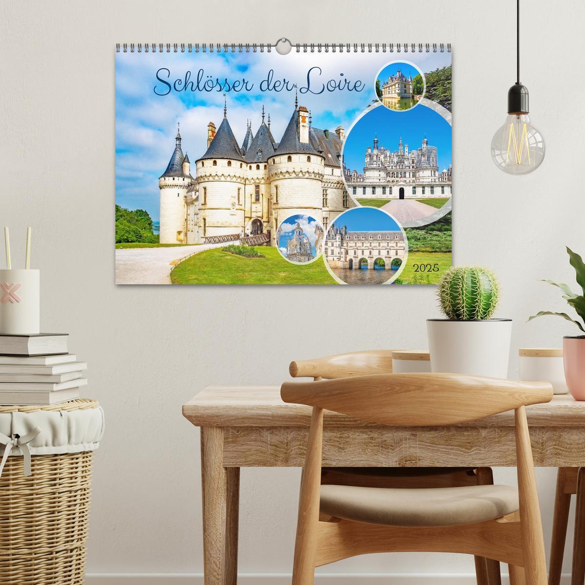 Bild: 9783383826511 | Schlösser der Loire (Wandkalender 2025 DIN A3 quer), CALVENDO...