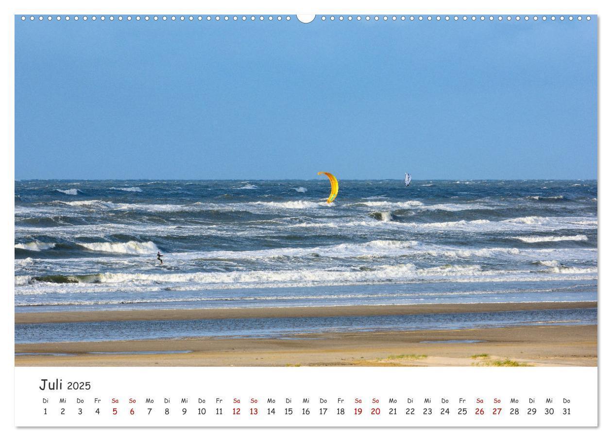 Bild: 9783435979622 | Nordsee, Meer, Strand und Wind (Wandkalender 2025 DIN A2 quer),...