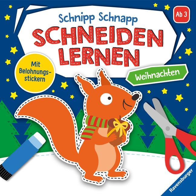 Cover: 9783473489664 | Ravensburger Schnipp-Schnapp Schneiden lernen Weihnachten -...