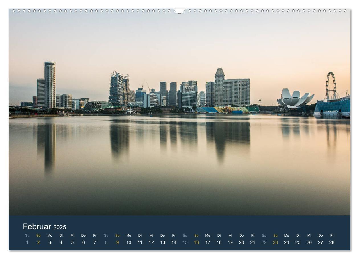 Bild: 9783435441990 | Singapur bei Nacht und Tag (hochwertiger Premium Wandkalender 2025...