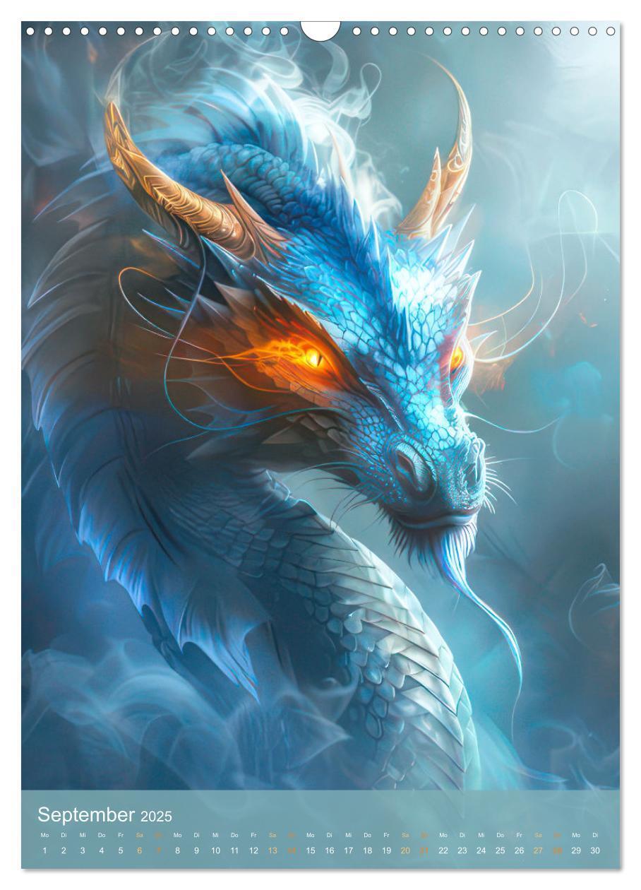 Bild: 9783457071021 | Drachen - Im Fantasieland gesichtet (Wandkalender 2025 DIN A3...