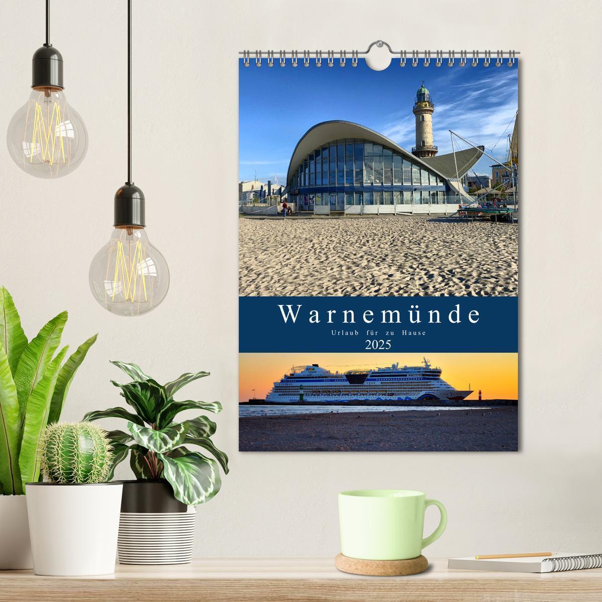 Bild: 9783435911967 | Warnemünde Urlaub für zu Hause (Wandkalender 2025 DIN A4 hoch),...