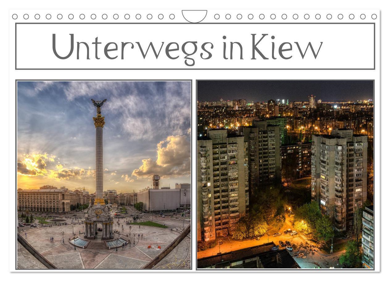 Cover: 9783435433483 | Unterwegs in Kiew (Wandkalender 2025 DIN A4 quer), CALVENDO...