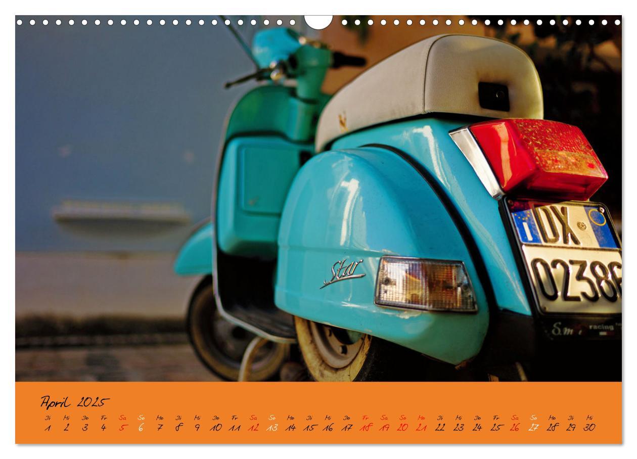 Bild: 9783383977671 | Vespa Liebe (Wandkalender 2025 DIN A3 quer), CALVENDO Monatskalender