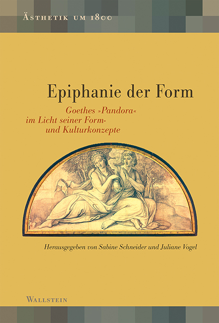 Cover: 9783835314412 | Epiphanie der Form | Sabine Schneider (u. a.) | Buch | Wallstein