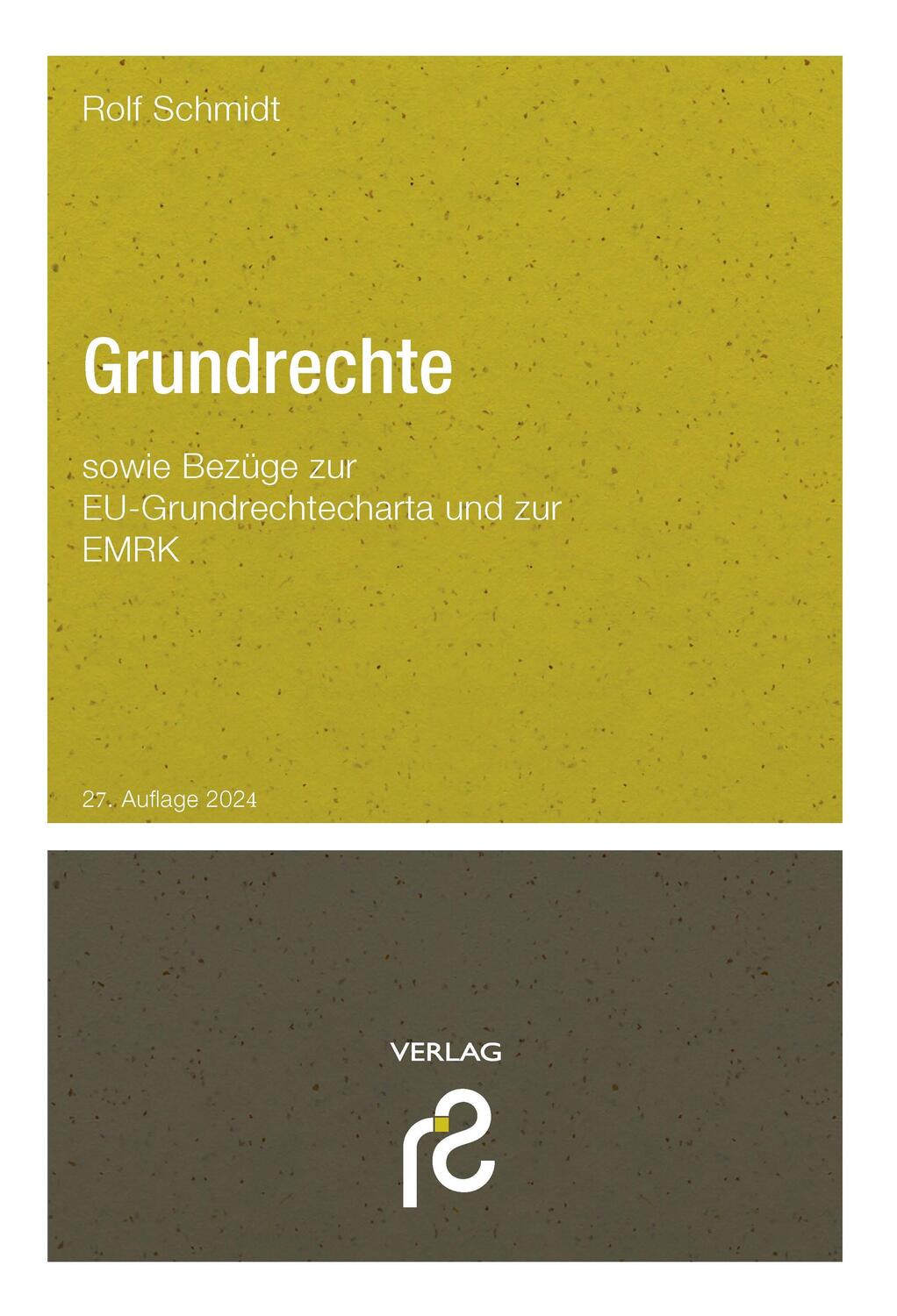 Cover: 9783866512641 | Grundrechte | sowie Bezüge zue EU-Grundrechtecharta und zur EMRK