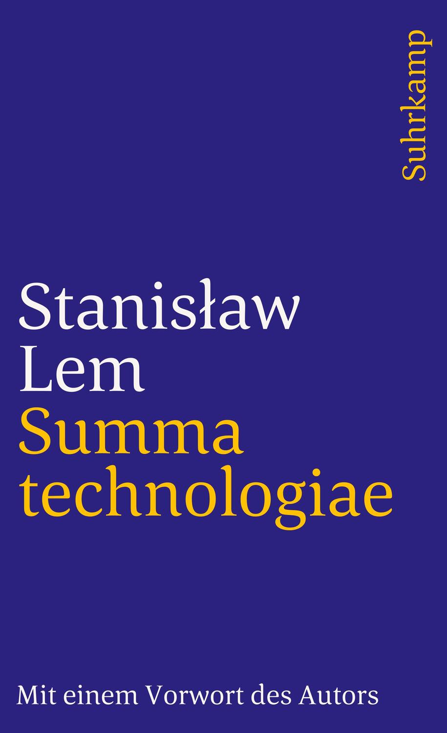 Cover: 9783518371787 | Summa technologiae | Stanislaw Lem | Taschenbuch | Deutsch | 1981
