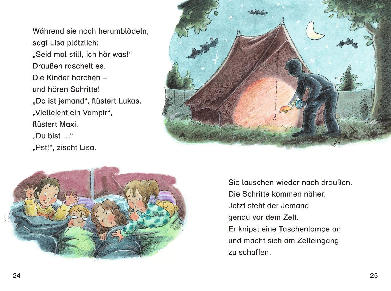 Bild: 9783737334426 | Duden Leseprofi - Eine Gruselnacht im Zelt, 2. Klasse | Manfred Mai