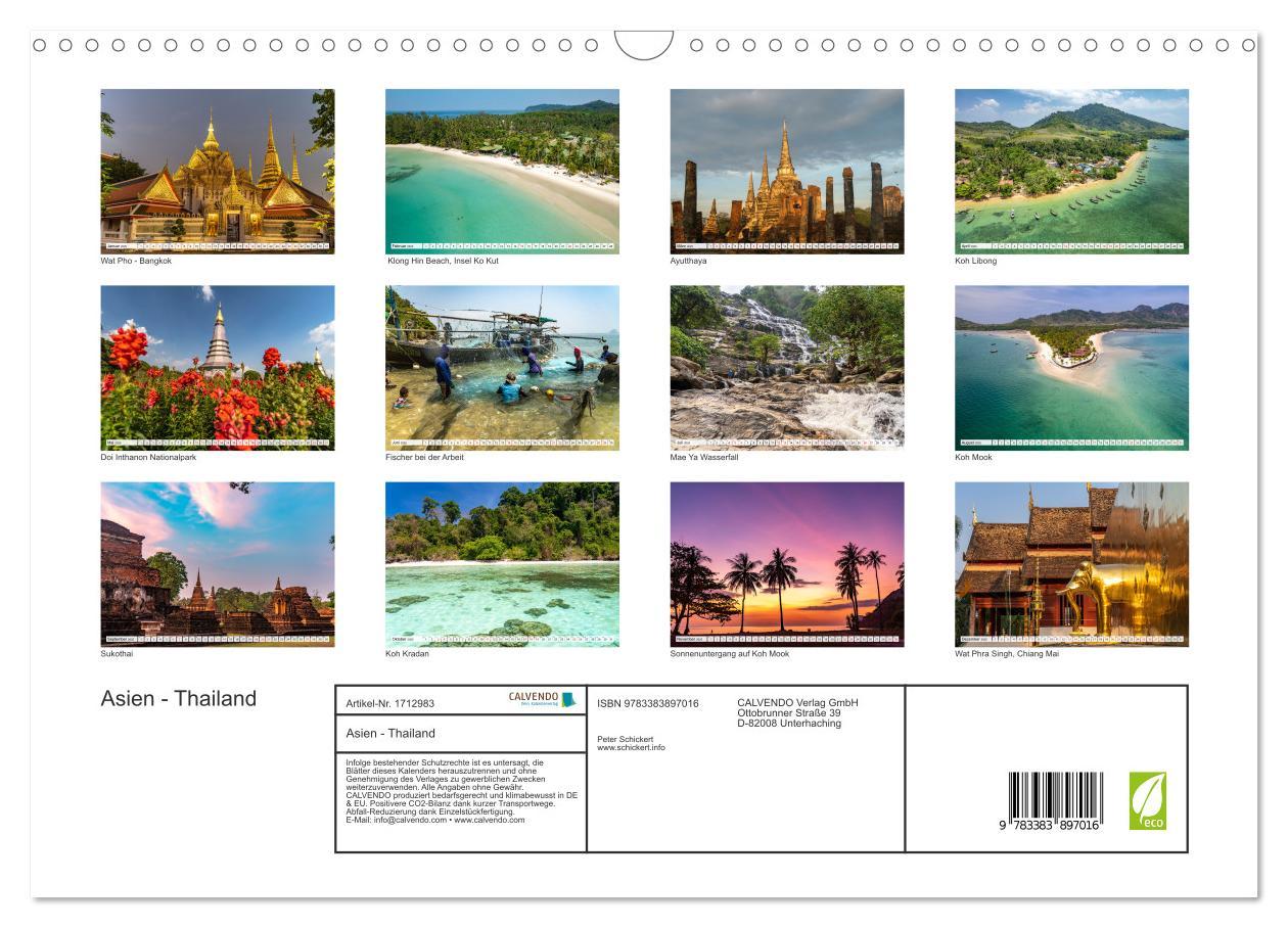 Bild: 9783383897016 | Asien - Thailand (Wandkalender 2025 DIN A3 quer), CALVENDO...