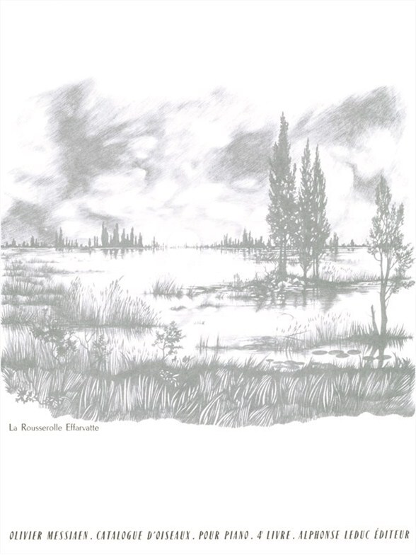 Cover: 9790046229435 | Catalogue D'Oiseaux, Pour Piano, Livre 4 | The Reed Warbler | Messiaen