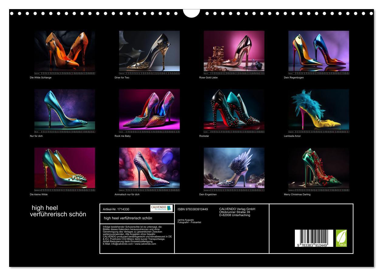 Bild: 9783383910449 | high heel verführerisch schön (Wandkalender 2025 DIN A3 quer),...