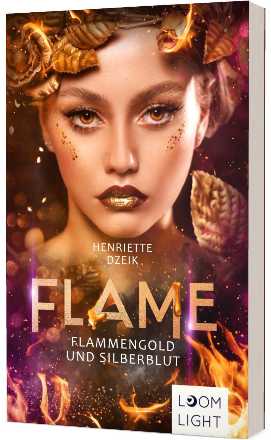 Cover: 9783522507707 | Flame 3: Flammengold und Silberblut | Henriette Dzeik | Taschenbuch