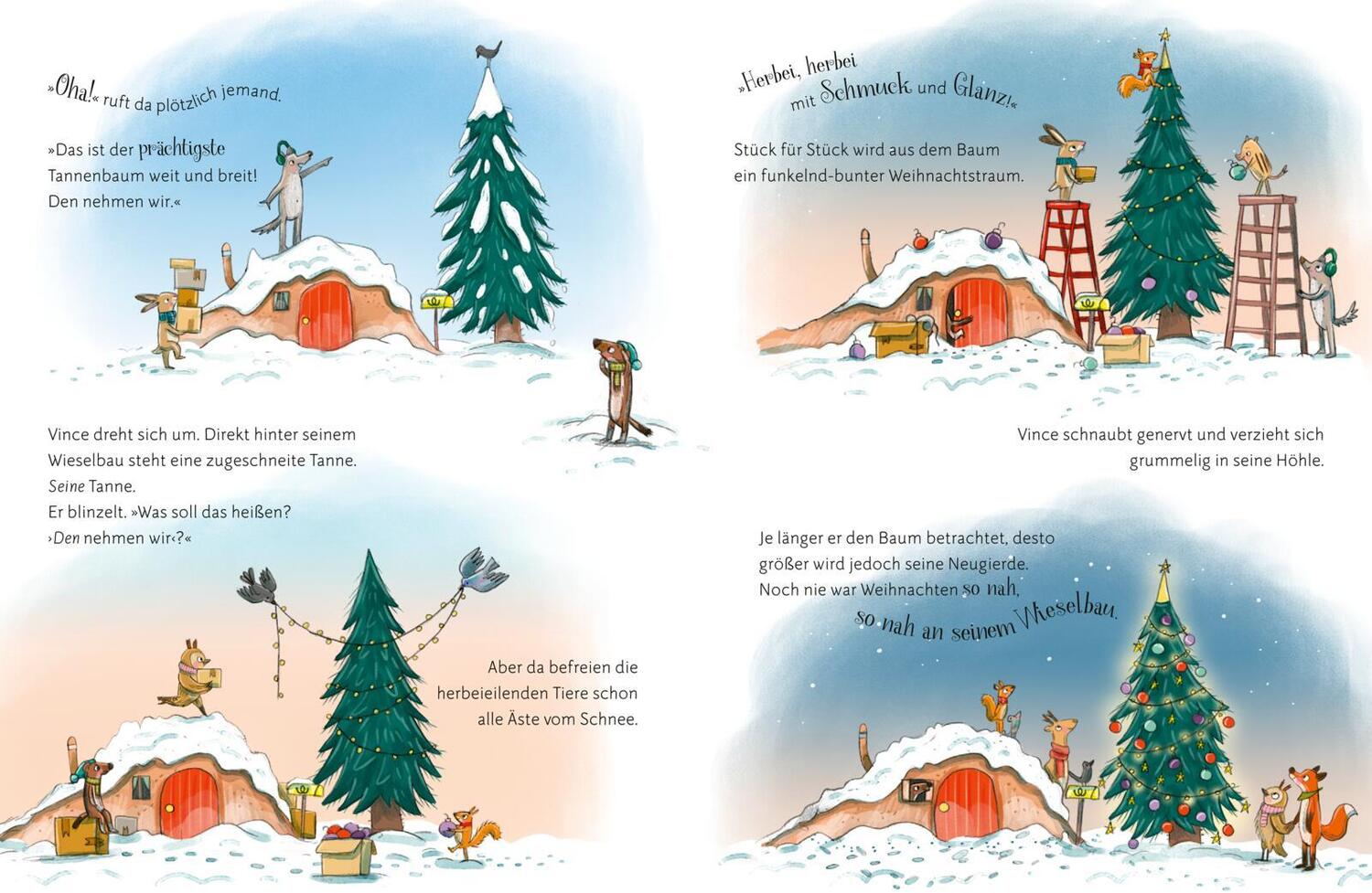 Bild: 9783551510006 | Wie feiern Wiesel Weihnachten? | Kerstin Hau | Buch | 32 S. | Deutsch