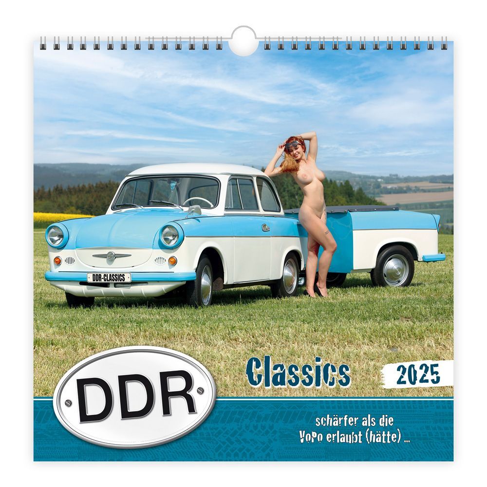 Cover: 9783988022103 | Trötsch Erotikkalender DDR Classics 2025 | Trötsch Verlag GmbH &amp; Co.KG