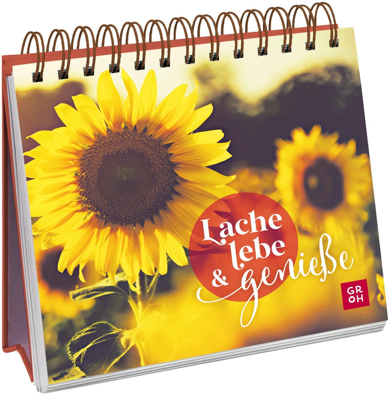 Cover: 9783848502028 | Lache, lebe &amp; genieße | Groh Verlag | Taschenbuch | Spiralbindung