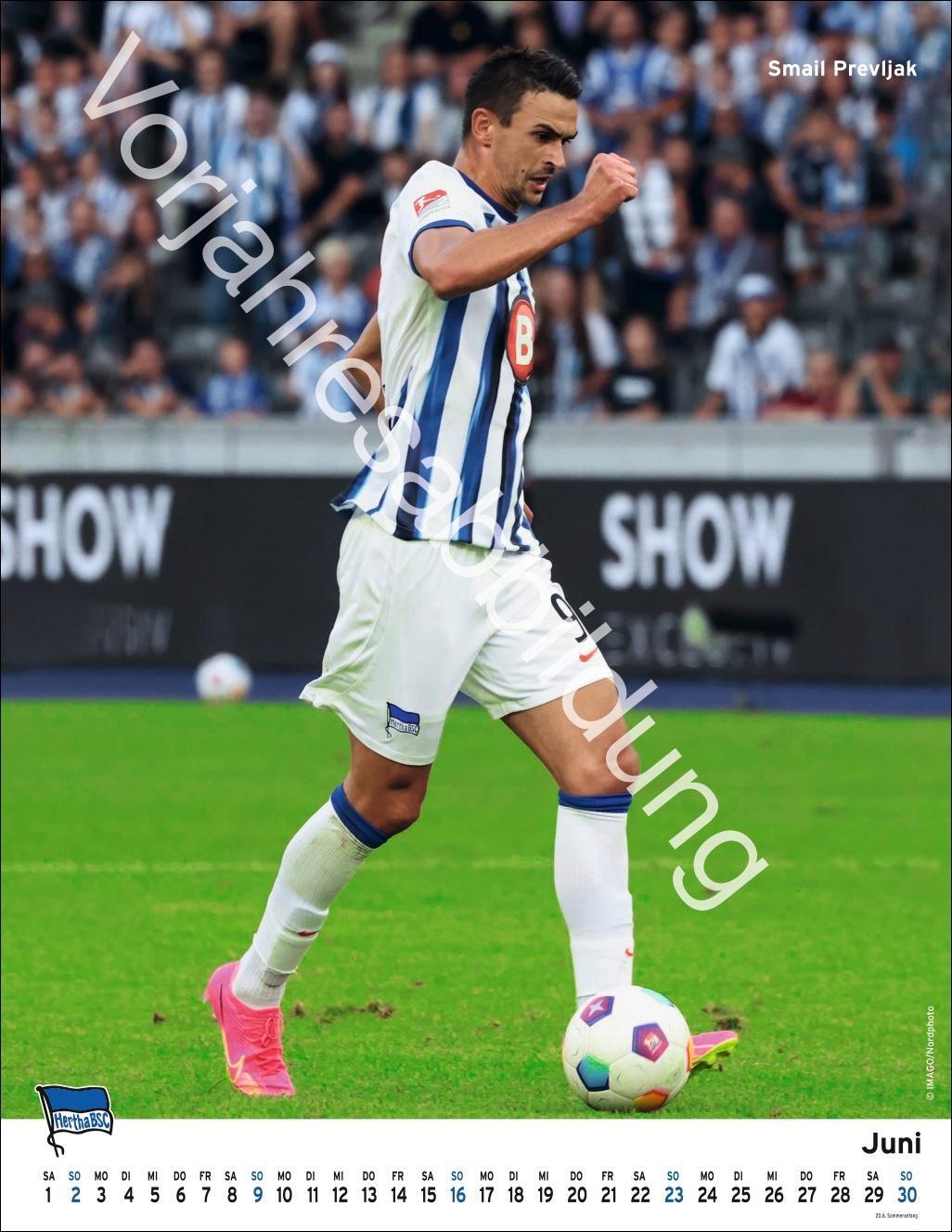 Bild: 9783756405411 | Hertha BSC Posterkalender 2025 | Heye | Kalender | Spiralbindung