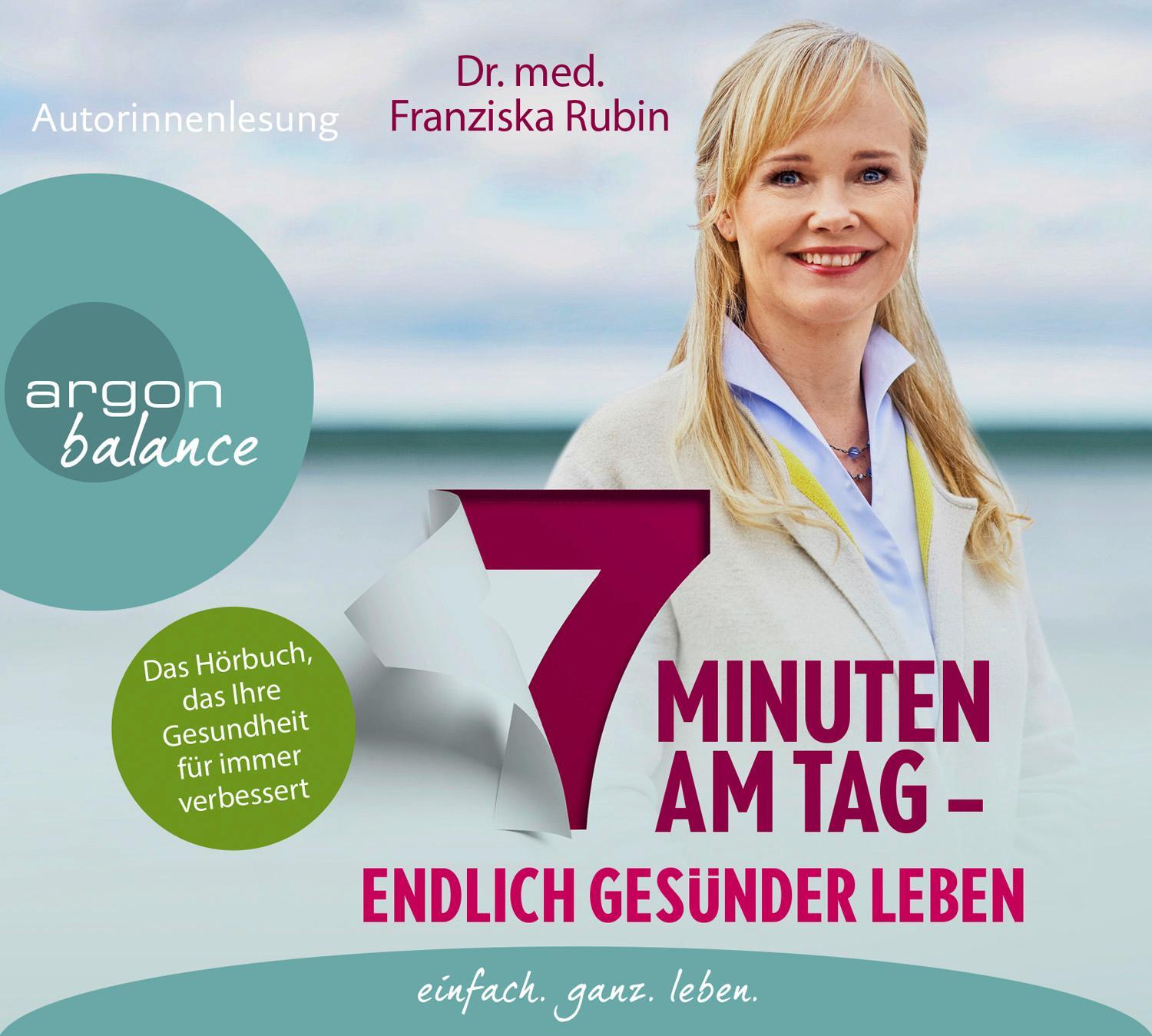 Cover: 9783839882115 | 7 Minuten am Tag | Franziska Rubin | Audio-CD | 2 Audio-CDs | Deutsch