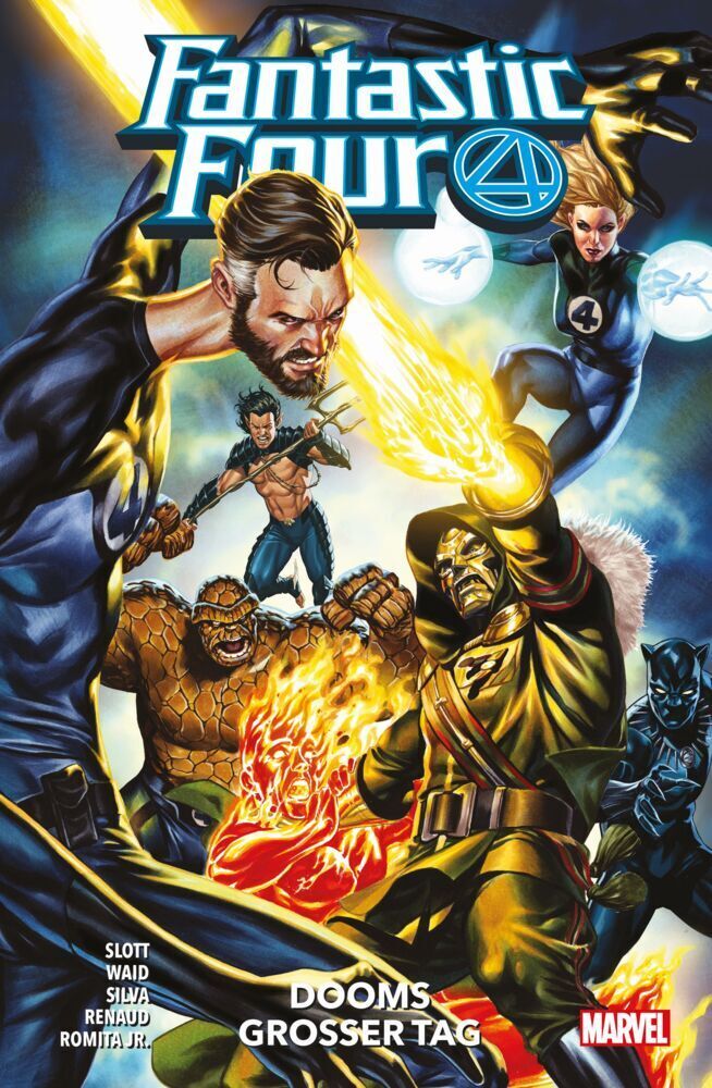 Cover: 9783741625916 | Fantastic Four - Neustart | Bd. 8: Dooms großer Tag | Slott (u. a.)