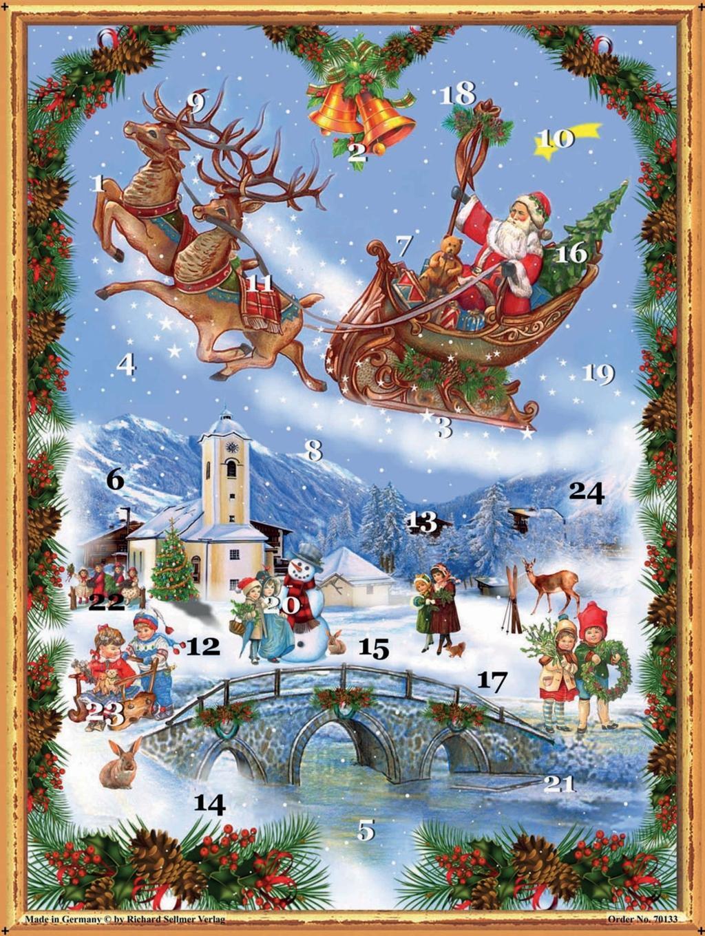 Cover: 4025985701335 | Adventskalender "Der Nikolaus kommt" | Papier-Adventskalender | Nage