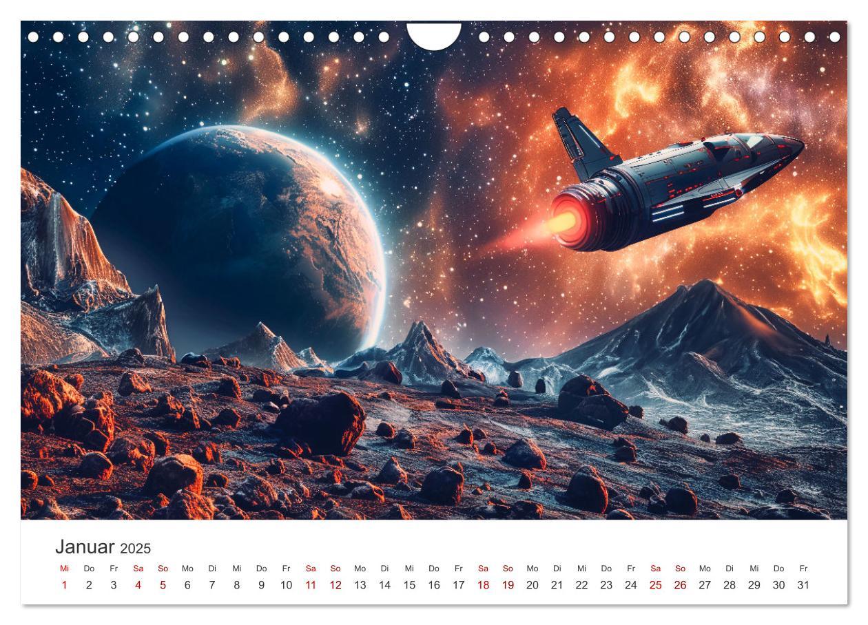 Bild: 9783383821011 | Sternenreisen - Ein kosmischer Kalender (Wandkalender 2025 DIN A4...