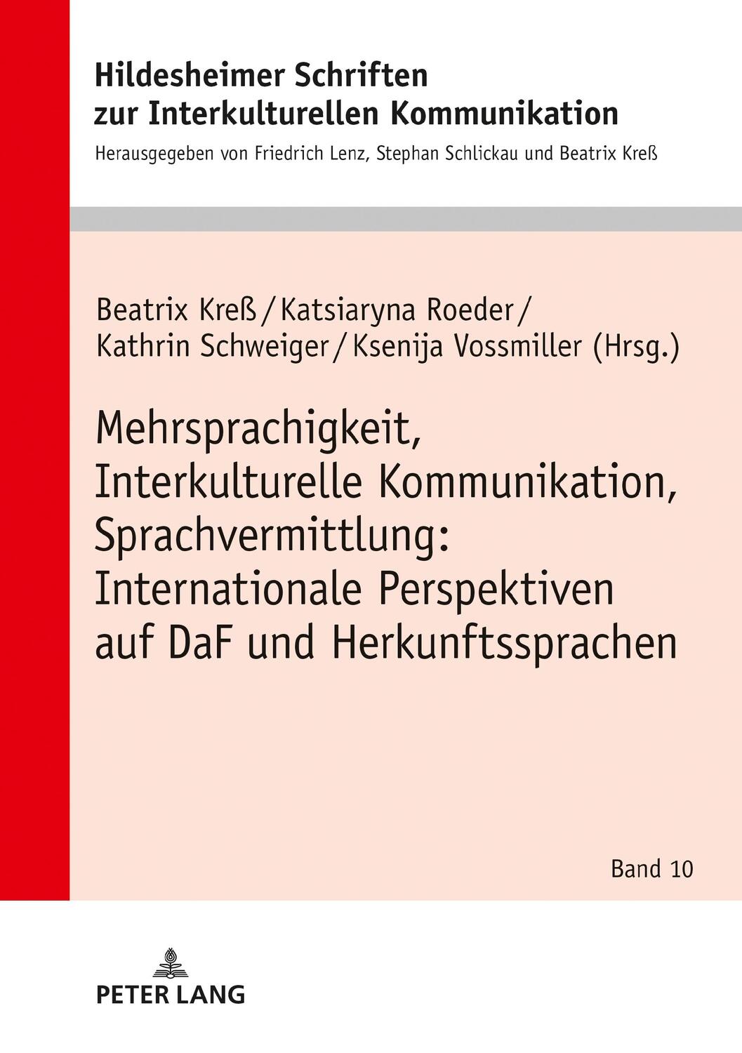 Cover: 9783631795453 | Mehrsprachigkeit, Interkulturelle Kommunikation, Sprachvermittlung:...