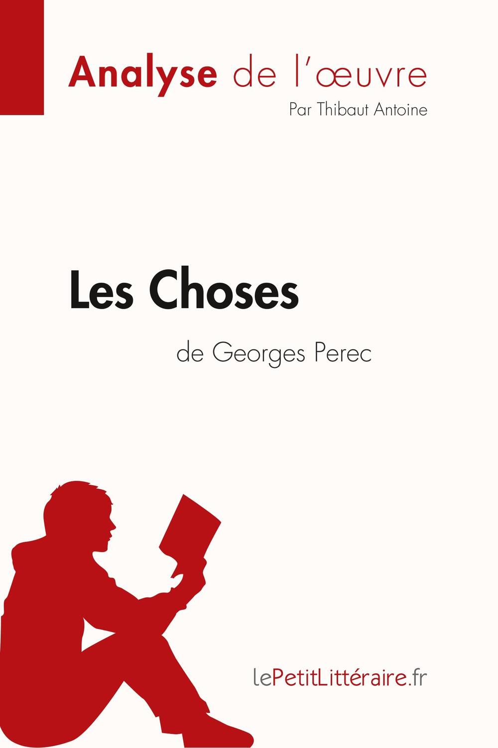 Cover: 9782808014557 | Les Choses de Georges Perec (Analyse de l'oeuvre) | Antoine (u. a.)