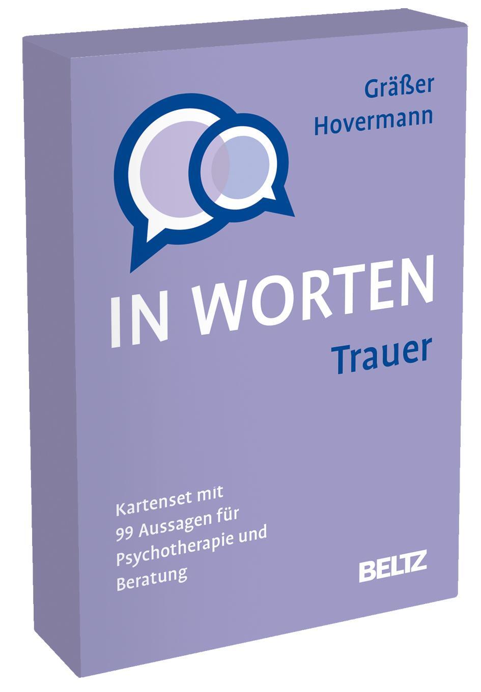 Cover: 4019172100704 | Trauer in Worten | Melanie Gräßer (u. a.) | Box | BeltzTherapiekarten