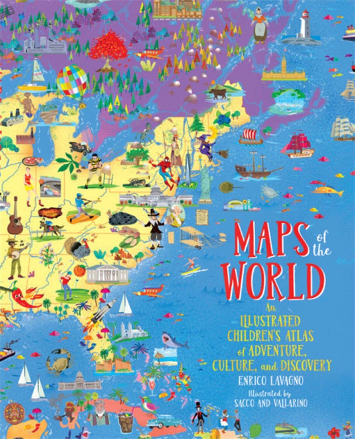 Cover: 9780316417709 | Maps of the World: An Illustrated Children's Atlas of Adventure,...