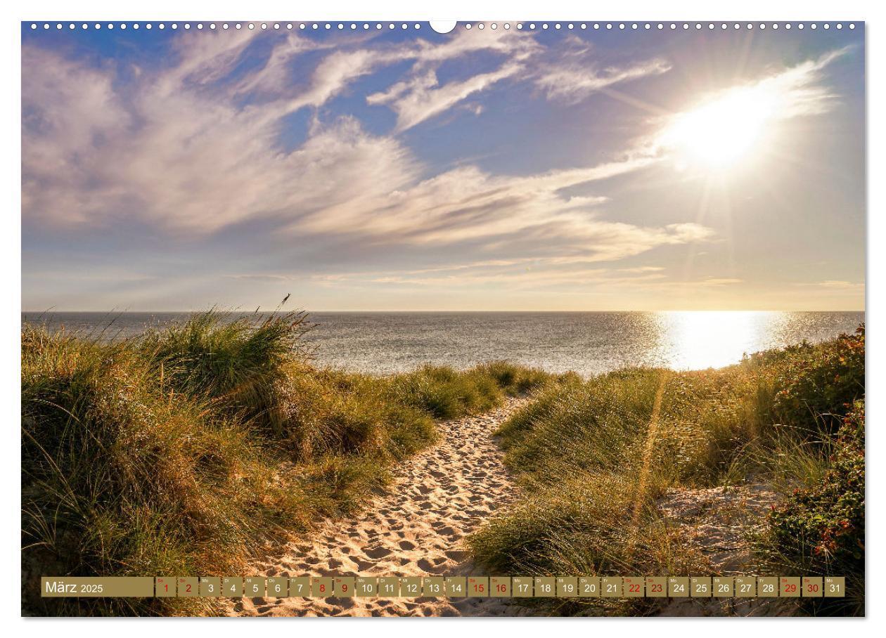 Bild: 9783383941603 | Sylt im Abendlicht (Wandkalender 2025 DIN A2 quer), CALVENDO...