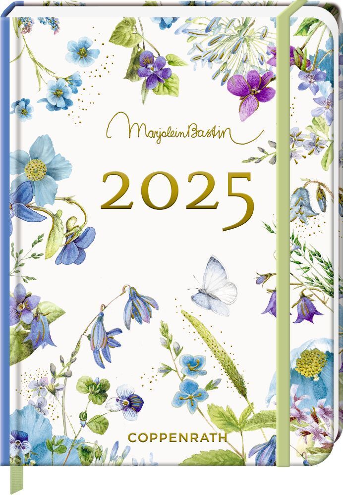 Cover: 4050003955216 | Kleiner Wochenkalender | Mein Jahr 2025 - Marjolein Bastin - blau