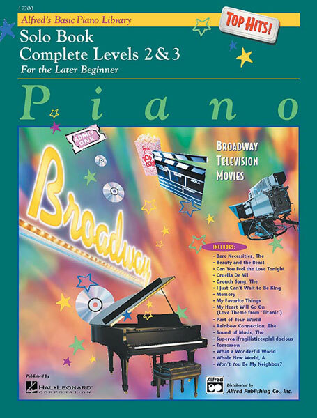 Cover: 38081185095 | Alfred's Basic Piano Library Top Hits Solo 2-3 | Complete 2-3