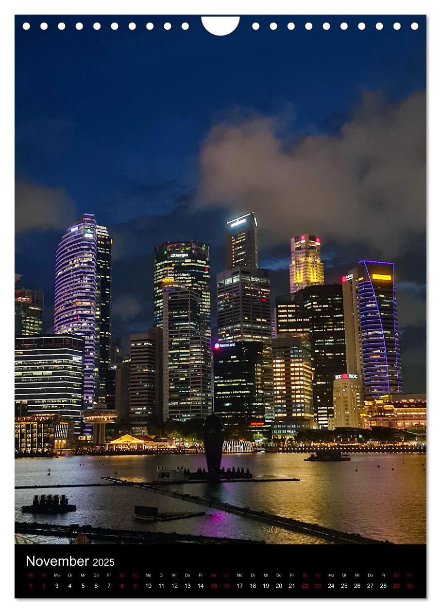 Bild: 9783457225370 | Singapur - Faszinierende Lichterwelt Marina Bay (Wandkalender 2025...