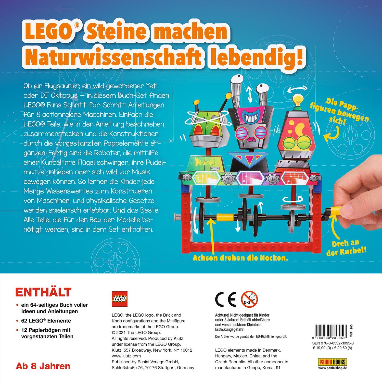 Rückseite: 9783833239953 | LEGO® Verrückte Maschinen: Mit 8 Modellen! | Panini | Taschenbuch