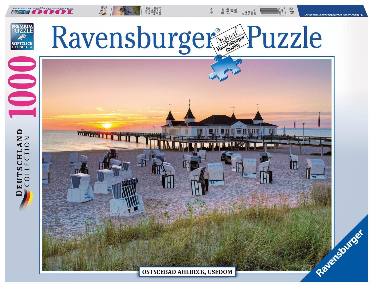 Cover: 4049817664957 | Ostseebad Ahlbeck, Usedom. Puzzle 1000 Teile | Spiel | Deutsch | 2011