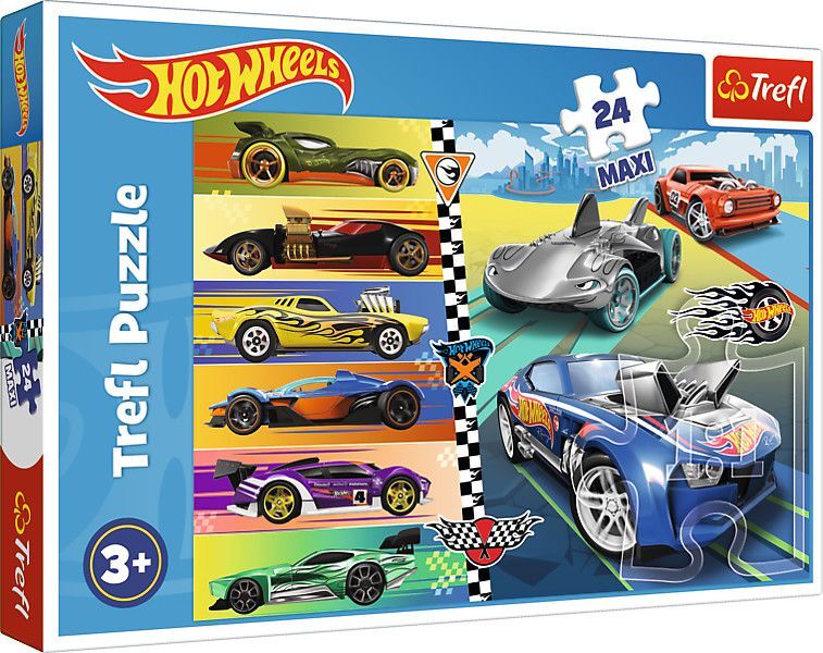 Cover: 5900511143621 | Maxi Puzzle 24 Teile - Hot Wheels | Spiel | In Kartonage | 14362