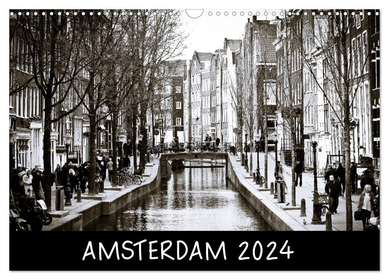 Cover: 9783383574412 | Amsterdam 2024 (Wandkalender 2024 DIN A3 quer), CALVENDO...
