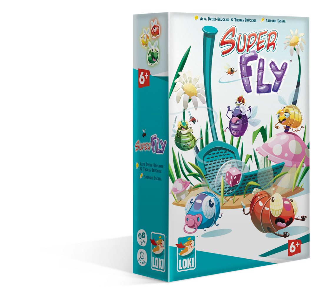 Cover: 3760175516887 | Super Fly | Spieleranzahl: 3-5, Spieldauer (Min.): 20, Kinderspiel