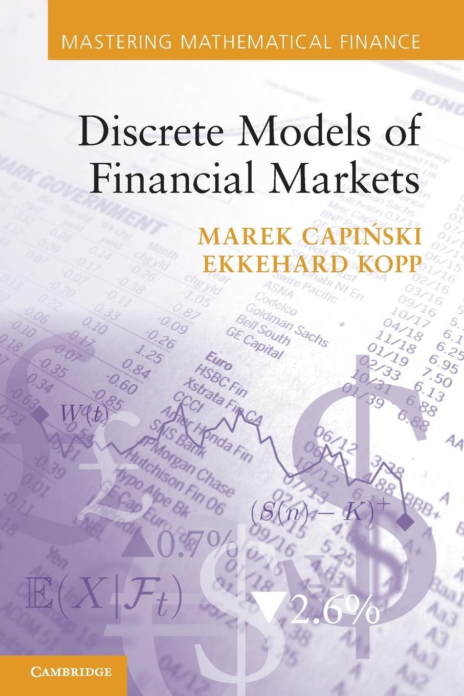 Cover: 9780521175722 | Discrete Models of Financial Markets | Marek Capi¿ski (u. a.) | Buch