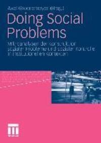 Cover: 9783531171920 | Doing Social Problems | Axel Groenemeyer | Taschenbuch | Paperback