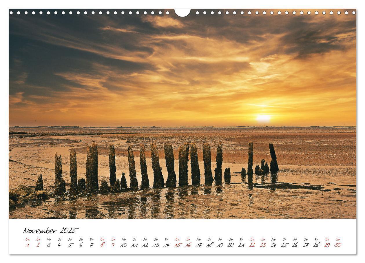 Bild: 9783435037018 | Traumhafte Sonnenuntergänge an der Nordsee (Wandkalender 2025 DIN...