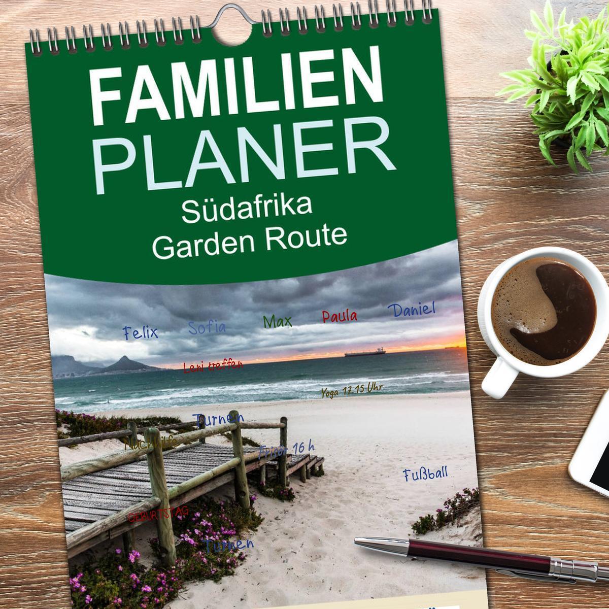 Bild: 9783457113462 | Familienplaner 2025 - Südafrika - Garden Route mit 5 Spalten...