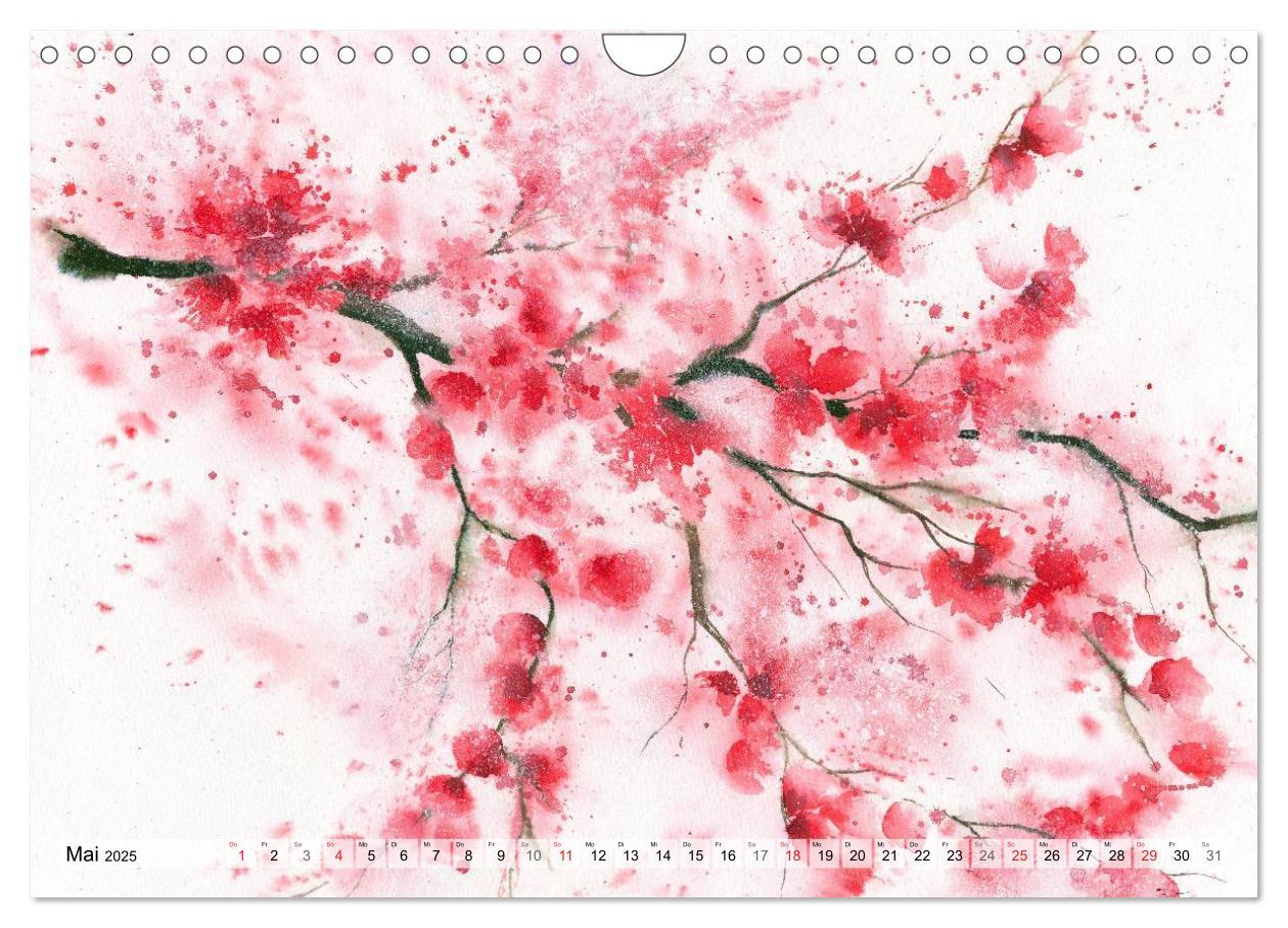 Bild: 9783435624676 | Jahreszeiten Aquarelle (Wandkalender 2025 DIN A4 quer), CALVENDO...