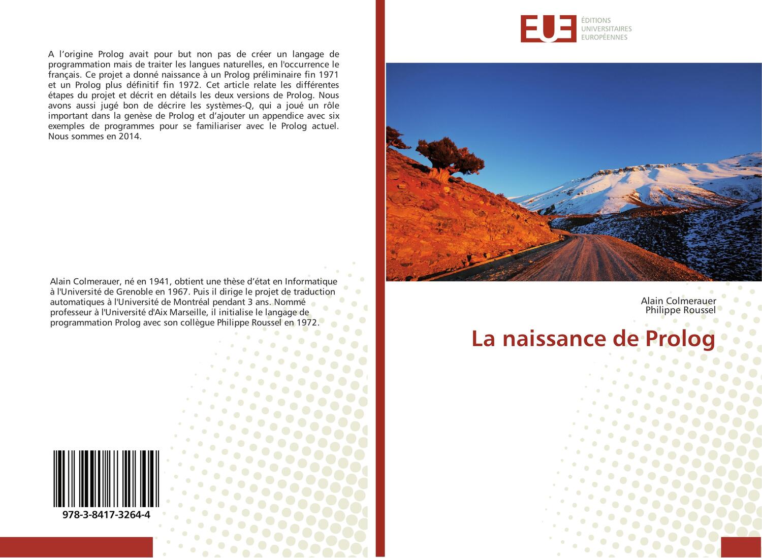 Cover: 9783841732644 | La naissance de Prolog | Alain Colmerauer (u. a.) | Taschenbuch | 2014