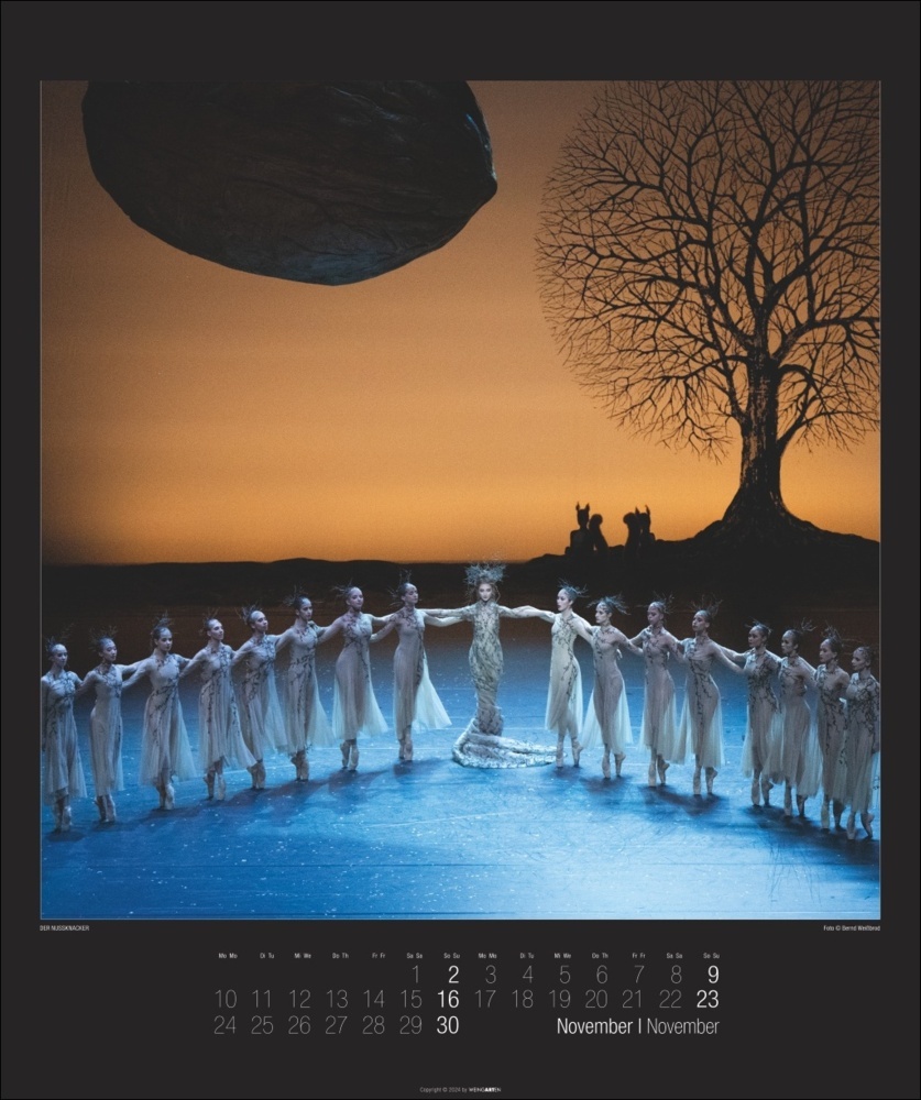 Bild: 9783839900109 | Stuttgarter Ballett Kalender 2025 | Tamas/Weißbrod, Bernd Detrich