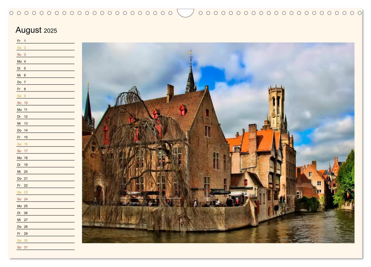 Bild: 9783435499502 | Brügge - Venedig des Nordens (Wandkalender 2025 DIN A3 quer),...