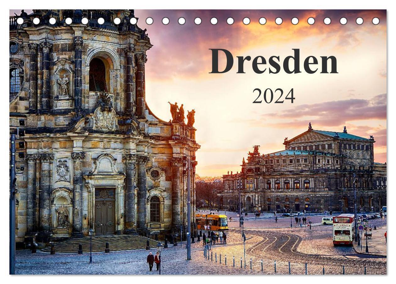 Cover: 9783383528439 | Dresden 2024 / Geburtstagskalender (Tischkalender 2024 DIN A5...