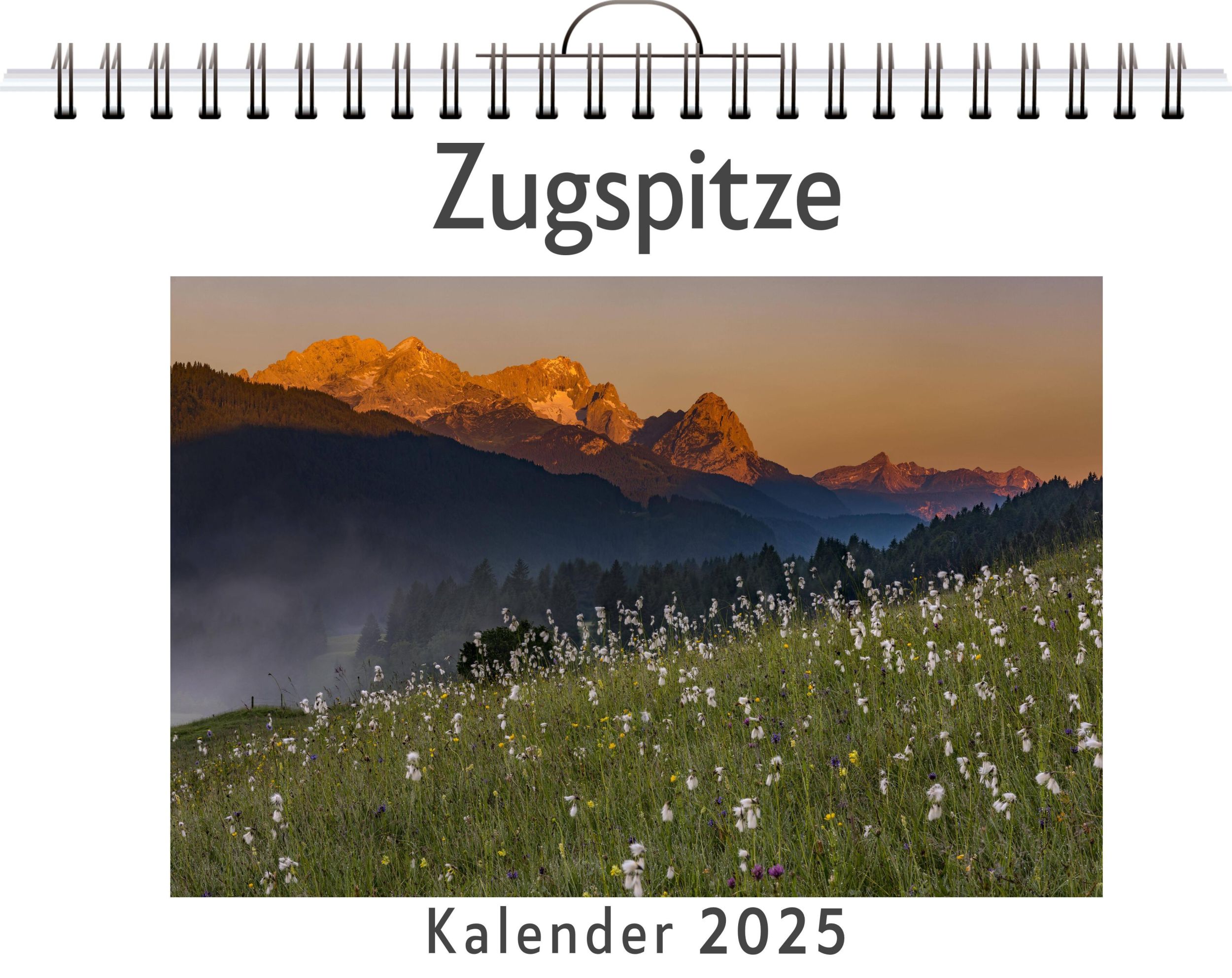 Cover: 9783759121486 | Zugspitze - (Wandkalender 2025, Kalender DIN A4 quer,...